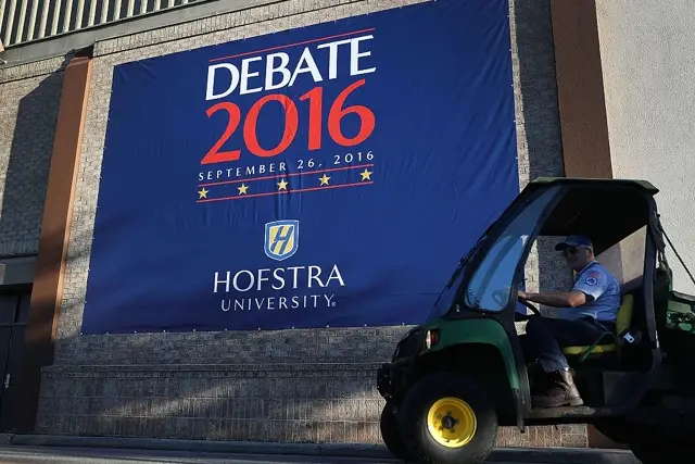 Hofstra University gets ready for tomorrow night's debate